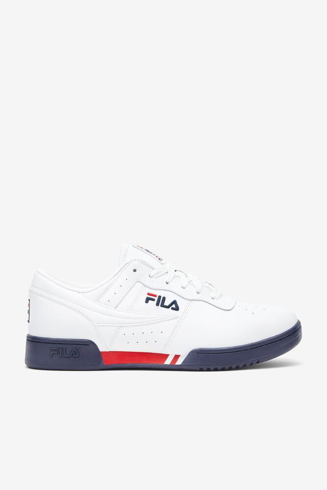 Fila Original Fitness Op Trainers White - Mens - 04217LFUR